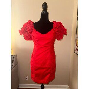 Red Large Alpha and Omega Large Dress